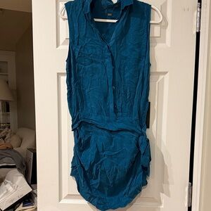 Teal Sleeveless Romper
